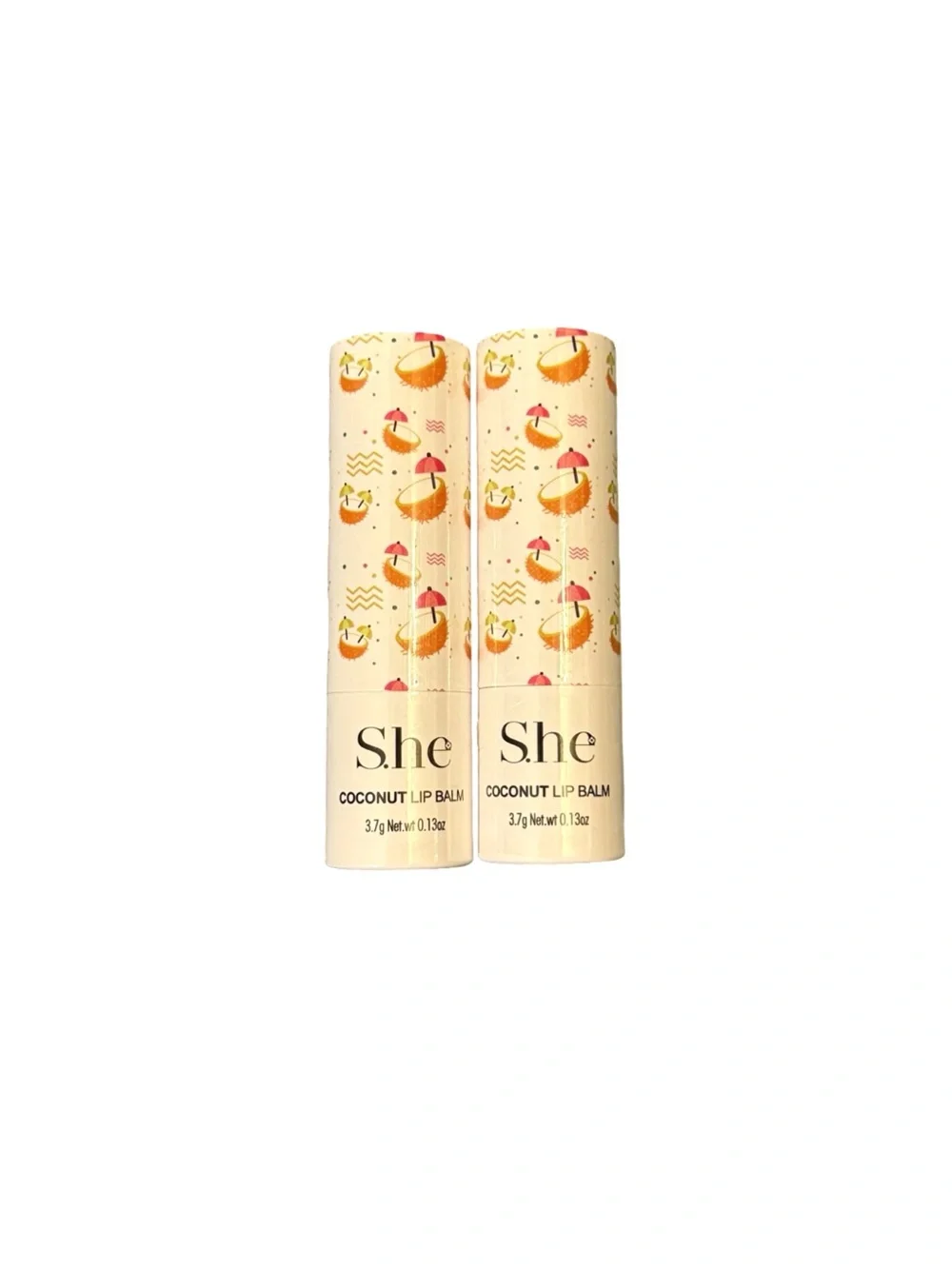 2 Coconut Lip Balms